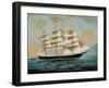 The Ship Fleetwing, Hong Kong Bay, J. W. Guest, Commander-Lai Sung-Framed Giclee Print