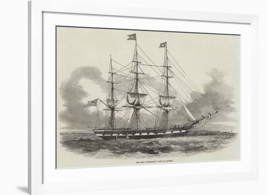 The Ship Hibernia, Built at Quebec-null-Framed Giclee Print