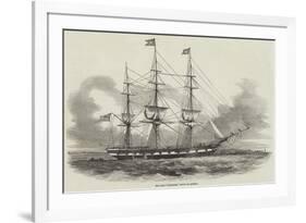 The Ship Hibernia, Built at Quebec-null-Framed Giclee Print