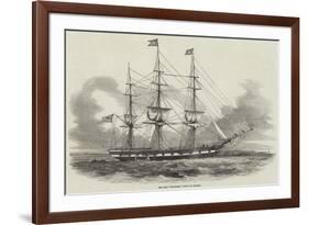 The Ship Hibernia, Built at Quebec-null-Framed Giclee Print