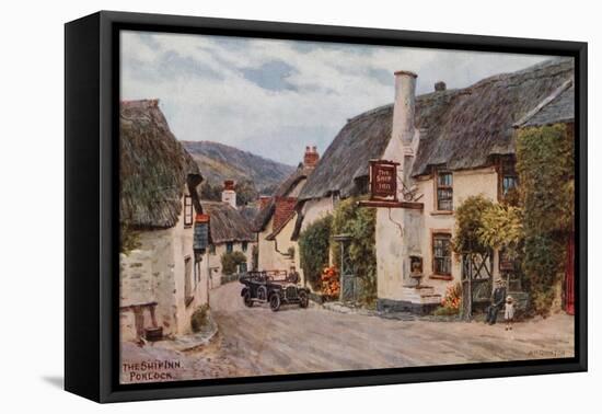 The Ship Inn, Porlock-Alfred Robert Quinton-Framed Stretched Canvas