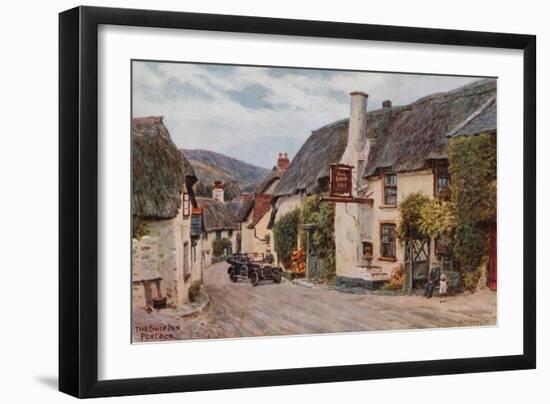 The Ship Inn, Porlock-Alfred Robert Quinton-Framed Giclee Print