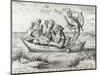 The Ship of Fools, Engraved by Pieter Ven Der Heyden, 1559-Hieronymus Bosch-Mounted Giclee Print
