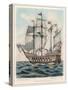 The Ship of Sir Francis Drake Formerly Named Pelican-Fred Law-Stretched Canvas