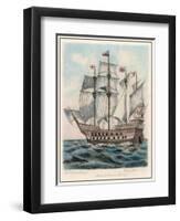 The Ship of Sir Francis Drake Formerly Named Pelican-Fred Law-Framed Photographic Print