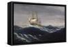 The Ship Ohio, 1829-Thomas Birch-Framed Stretched Canvas