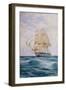 The Ship on the Line Imperatritsa Mariya, 1890S-Nikolai Dmitryevich Prokofyev-Framed Giclee Print