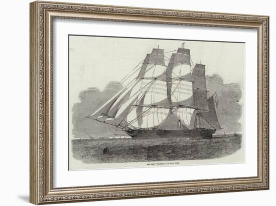 The Ship Oriental, of New York-Edwin Weedon-Framed Giclee Print