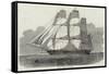 The Ship Oriental, of New York-Edwin Weedon-Framed Stretched Canvas
