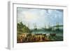 The Ship 'Prince Royal' and His Escort Anchored in an Estuary-Adam Willaerts-Framed Giclee Print