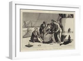 The Ship's Belle, a Sketch on Board a Transatlantic Steamer-John Charles Dollman-Framed Giclee Print