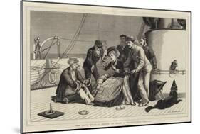 The Ship's Belle, a Sketch on Board a Transatlantic Steamer-John Charles Dollman-Mounted Giclee Print