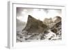 The Ship's Prow Post Autumn Storm in Rocky Mountain National Park, Colorado-Dan Holz-Framed Photographic Print
