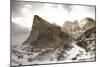 The Ship's Prow Post Autumn Storm in Rocky Mountain National Park, Colorado-Dan Holz-Mounted Photographic Print