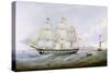 The Ship 'salacia' at the Mouth of the Tyne-John Scott-Stretched Canvas