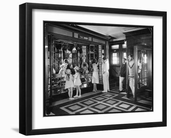 The Ship Souvenir Shop: Toys, Gifts and Radios-null-Framed Art Print