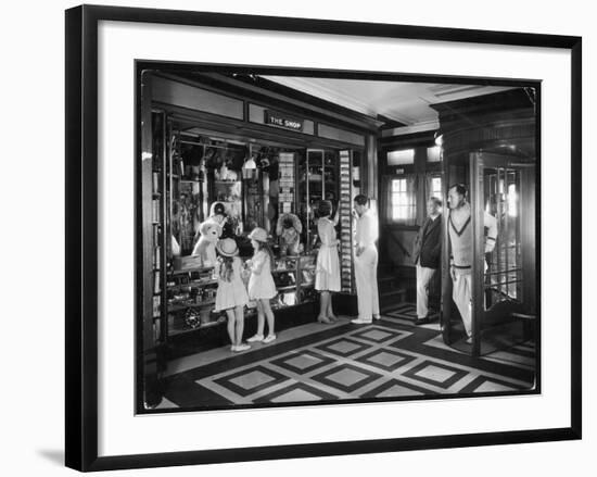 The Ship Souvenir Shop: Toys, Gifts and Radios-null-Framed Art Print