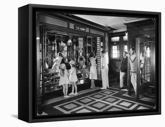 The Ship Souvenir Shop: Toys, Gifts and Radios-null-Framed Stretched Canvas