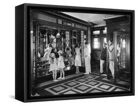 The Ship Souvenir Shop: Toys, Gifts and Radios-null-Framed Stretched Canvas