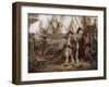 The Ship That Sank in Victory-Jean Leon Gerome Ferris-Framed Giclee Print