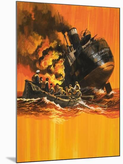 The Ship That Would Not Die-Wilf Hardy-Mounted Giclee Print