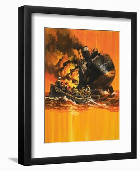 The Ship That Would Not Die-Wilf Hardy-Framed Giclee Print