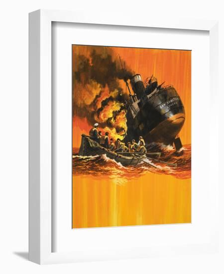 The Ship That Would Not Die-Wilf Hardy-Framed Giclee Print