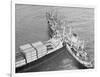 The Ship Trans Hawaii Ramming into a Freighter-null-Framed Photographic Print