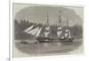 The Ship Wacousta Loading Timber for Mast-Pieces at Puget Sound, British Columbia-null-Framed Giclee Print