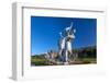 The Shipbuilders of Port Glasgow statues, Inverclyde, Coronation Park, Port Glasgow, Scotland-John Guidi-Framed Photographic Print