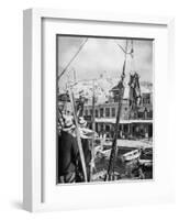 The Shipping of Mules, Syros Island, Greece, 1937-Martin Hurlimann-Framed Giclee Print