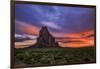 The Shiprock at Dawn-Jenny Qiu-Framed Photographic Print