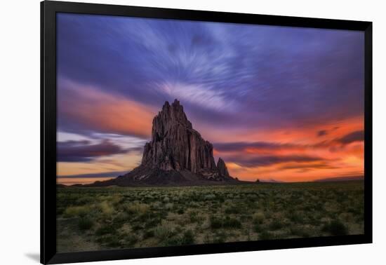 The Shiprock at Dawn-Jenny Qiu-Framed Photographic Print