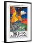 "The Ships Are Coming!", 1918-James Henry Daugherty-Framed Giclee Print