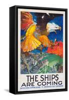 "The Ships Are Coming!", 1918-James Henry Daugherty-Framed Stretched Canvas