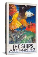 "The Ships Are Coming!", 1918-James Henry Daugherty-Stretched Canvas