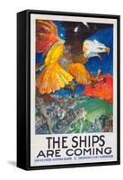 "The Ships Are Coming!", 1918-James Henry Daugherty-Framed Stretched Canvas