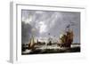 The Ships' Hercules' and 'Eenhorn', off the Coast of Hoorn (Holland), with a Description of the Cit-Bonaventura Peeters-Framed Giclee Print