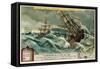 The Ships of Vasco Da Gama Rounding the Cape of Good Hope, December 1497-null-Framed Stretched Canvas