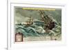 The Ships of Vasco Da Gama Rounding the Cape of Good Hope, December 1497-null-Framed Giclee Print