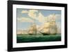 The Ships “Winged Arrow” and “Southern Cross” in Boston Harbor, 1853-Fitz Hugh Lane-Framed Giclee Print