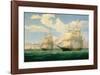 The Ships “Winged Arrow” and “Southern Cross” in Boston Harbor, 1853-Fitz Hugh Lane-Framed Giclee Print