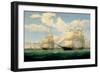 The Ships 'Winged Arrow' and 'Southern Cross' in Boston Harbour, 1853-Fitz Henry Lane-Framed Giclee Print