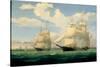 The Ships 'Winged Arrow' and 'Southern Cross' in Boston Harbour, 1853-Fitz Henry Lane-Stretched Canvas