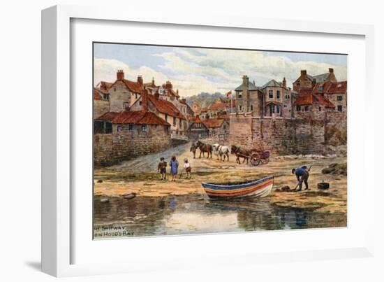 The Shipway, Robin Hood's Bay-Alfred Robert Quinton-Framed Giclee Print
