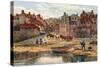 The Shipway, Robin Hood's Bay-Alfred Robert Quinton-Stretched Canvas