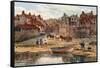 The Shipway, Robin Hood's Bay-Alfred Robert Quinton-Framed Stretched Canvas