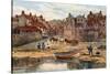 The Shipway, Robin Hood's Bay-Alfred Robert Quinton-Stretched Canvas