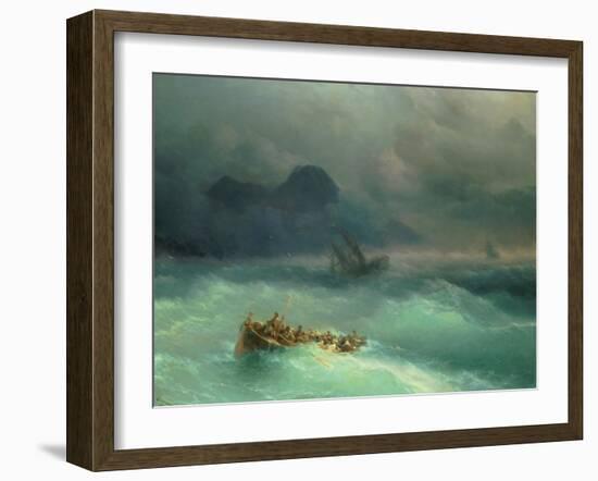 The Shipwreck, 1873-Ivan Konstantinovich Aivazovsky-Framed Giclee Print