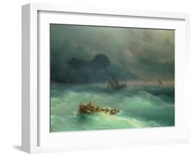 The Shipwreck, 1873-Ivan Konstantinovich Aivazovsky-Framed Giclee Print